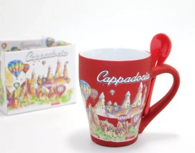 Resim River World Seri E Kupa Bardak Yöresel Tekli Çok Renkli 