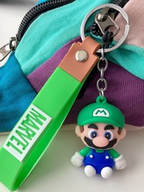 Resim Tupek Store 3d Silikon Anahtarlık Ve Çanta Süsü Mario 