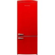 Resim Vestel Retro NFK52211 Kırmızı 471 Lt No-Frost Buzdolabı 