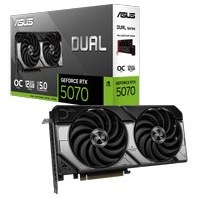 Resim ASUS DUAL RTX5070-O12G, 12Gb, 192Bit, GDDR7, 1xHDMI, 3xDP GAMING Ekran Kartı 