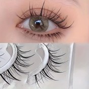 Resim 5 Çift Yeniden Kullanılabilir Şeffaf Kıvır Dalga Kirpik Uzantıları - Kolay Uygulama, Doğal Görünüm, 16-18mm Uzunluk, Formaldehit İçermeyen, Cosplay ve Anime Tarzı Makyaj, Kirpik Geliştirme, Anime Tarzı Kirpikler, Kıvır Dalga Tasarımı, Dayanıklı Kirpikler 