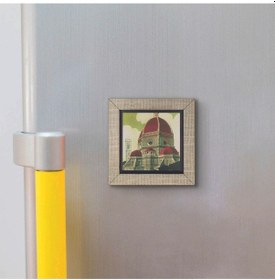 Resim İtalya Görseli Baskılı Mdf Magnet 7x7 256 