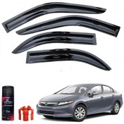 Resim Honda Civic Mügen Cam Rüzgarlığı 2012-2016 Arası 4 Lü Takım+koku 
