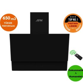 Resim Eminçelik ve Afm Tech Markalı/ Duo Elektrikli Vitro. Siyah Ankastre Set (VC640 +FM7700+FM3400) 