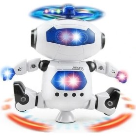Resim Bisepetim Oyuncak Robot Dans Eden Sesli Işıklı Hareketli Pilli Oyuncak Uzaylı Robot 