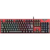 Resim GAMEBOOSTER GB-G44 RADIANCE RAINBOW AYDINLATMALI 105 TUŞ MEKANIK 