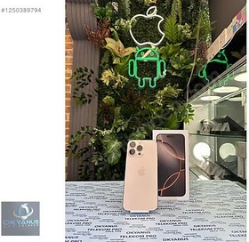 Resim Apple iPhone 16 Pro Max İkinci El YD | 256 GB | Çöl Titanyum 
