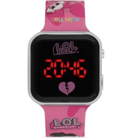 Resim Miniflak Lol Surprise Lisanslı Lol8001 Pembe-siyah Square Led Çocuk Saati Siyah 