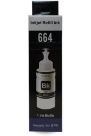 Resim Mena Rise TTKShop Uyumlu T6641 Siyah Mürekkep 70ml./Sişe 395519 