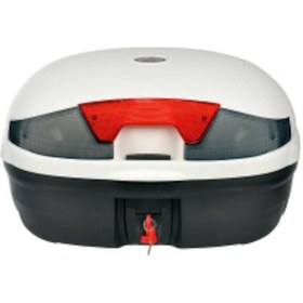 Resim Arwiç Motorsiklet Arka Çanta Topcase Kızaklı 46Lt Beyaz 