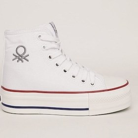 Resim Gabria Kadın Benetton Kadın Spor Ayakkabı Beyaz 