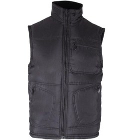 Resim Kışlık Polar Astarlı Yelek İş Güvenliği Ve Outdoor İçi Micro Konforlu Fonksiyonel Tasarım Siyah 