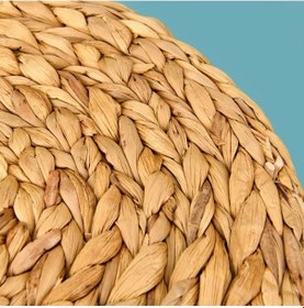 Resim Mien Hasır Amerikan Servis - Kahverengi - 35 Cm Krem 