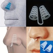 Resim 1 adet Comfortsleep Anti-Snoring Burun Klipsi - Daha İyi Uyku İçin Tekrar Kullanılabilir Mini Sese Karşıtı Cihaz, Rahat ve Kullanımı Kolay Sese Karşıtı Çözüm, Pil Gerektirmez, Uyku Geliştirme|Ergonomik Tasarım|Rahat Uyum, Burun Klipsi 
