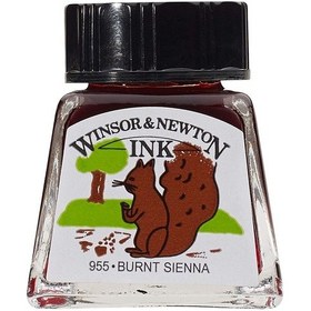 Resim Winsor&Newton Çizim Mürekkebi 14 Ml. Brunt Sıenna 074 1005074 