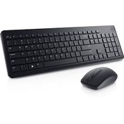 Resim Dell KM3322W İngilizce Kablosuz Klavye Mouse Set Siyah 