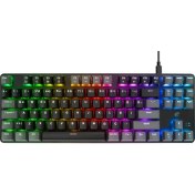 Resim Verto Acer Emachines, EAK87, Siyah/gri, USB Kablolu, Rgb Backlight, Red Switch, Mekanik, Türkçe Q, 87 Tuşlu, Gaming Klavye 