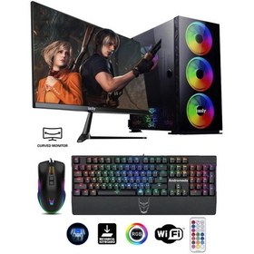 Resim Izoly ST998741 i3-10100F 8 GB 512 GB M.2 NVMe GTX1660S 6 GB 24" Free Dos Masaüstü Oyuncu Bilgisayarı 