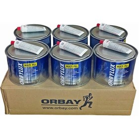 Resim Orbay Polyester Çelik Macun 6 Adet 1 Koli 2700Gram. 