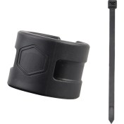 Resim Pengfu Shop Siyah Stil Bisiklet Ön Çatal Kauçuk Koruyucu Halka Krom Çerçeve Bisiklet Sürme Parçaları Mtb Yol Bisikleti Zincir Koruyucu Çıkartmalar (Yurt Dışından) 