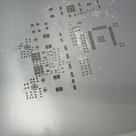 Resim Hasyılmaz SW3516P Lazer Kesim Paslanmaz Çelik Pcb Devre Şablon 28x38cm 