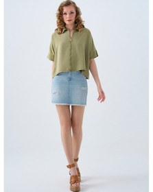 Resim Loft Erato Light W Kadın Etek Lf2039939 Mavi 