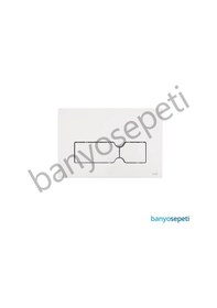 Resim Nkp Gömme Rezervuar Beyaz Kumanda Paneli 