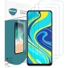 Resim Microsonic Xiaomi Redmi Note 9 Pro Max Screen Protector Nano Glass (3 Pack) 