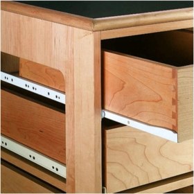 Resim Hobidabi 45 cm Klasik Kızaklı Dolap Çekmece Rayı 1 Çekmecelik Koku Yapmaz MDF & Suntalam Malzeme 