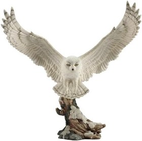 Resim Veronese Design Kar Baykuş Uçuş Heykeli Heykel Heykel Alarak 