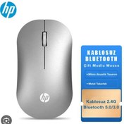 Resim Hp Dm10 Gümüş Bluetooth Wireless Mouse Diğer 