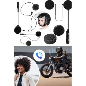 Resim Munico Kuryeler Için Ekonomik Kalite Kablosuz Monte Motosiklet Evrensel Stereo Kulaklık Bluetooth Interkom 