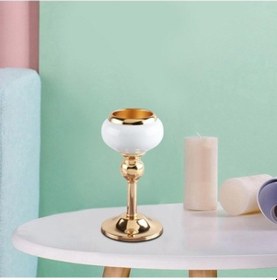 Resim Zcjb Metal Mumluk Mumluk Şömine 8x18cm-66211 