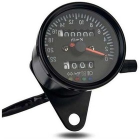 Resim Pazly Retro Cafe Racer Özel Tasarım Motosiklet Mekanik Kilometre Göstergesi K20477 