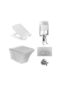 Resim İbiza Rimless Asma Klozet + Gömme Rezervuar Takım 