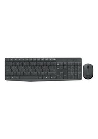 Resim Logıtech Mk235 Q Tr Kablosuz Klavye Mouse Set Gri 920-007925 