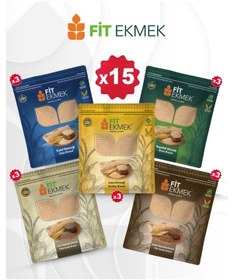 Resim Fit Ekmek 15 Li Paket Ekmek Çeşitleri 