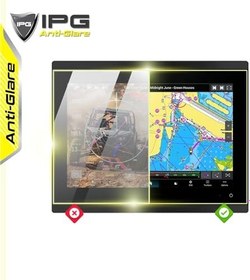 Resim Garmin GPSMAP 9010 / 9010xsv / 9210 / 9210xsv GPS/Chartplotter 10 Inch Ekranı için IPG Anti-Glare Parlama Önleyici Mat Ekran Koruyucu 