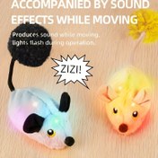 Resim Elektrikli USB Şarjlı LD Işıklı Otomatik Engelden Kaçan Yapay Tüy Topu Kedi Oyuncağı, Yavru Kediler ve Küçük Köpekler İçin, Evcil Hayvan Eğlencesi, Yavru Kedi Oyun Zamanı, Eğlenceli Tasarım, Etkileyici Evcil Hayvan Aksesuarı, USB, Yüksek Kaliteli Yapım, Otomatik Besleyici, Kedi Sahipleri, Yavru Kedi Ebeveynleri 