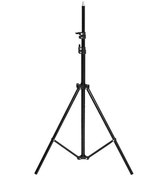 Resim Springsun 2.1m Kalınlaşmış Siyah Tripod: Projeksiyon, Fotoğrafçılık, Canlı Yayın İçin Alüminyum Allya Ayaklı Stant - 1/4" Vida Bağlantısı 
