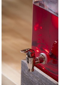 Resim Acar Dominic Ahşap Standlı Cam Sebil - 6 Lt 