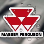 Resim Massey Ferguson Traktör Su Geçirmez Vinil Sticker, Yarış Tutkunu Dekalı, Kendinden Yapışkanlı Otomotiv Aksesuar Çıkartmaları, Araba Tamponları, Oto Camları ve Motosikletler için Uygun 