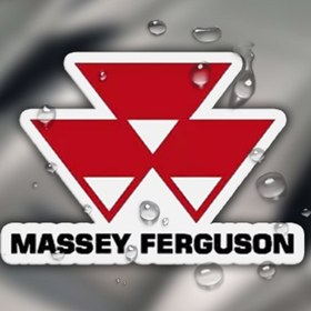 Resim Massey Ferguson Traktör Su Geçirmez Vinil Sticker, Yarış Tutkunu Dekalı, Kendinden Yapışkanlı Otomotiv Aksesuar Çıkartmaları, Araba Tamponları, Oto Camları ve Motosikletler için Uygun 