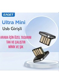 Resim Eaget 32gb.minik Usb Flash Bellek Metal Şık Araç İçin Mükemmel 