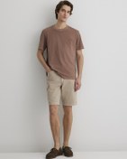 Resim Mavi - Bej Kargo Şort 0410287-70004 Bej 