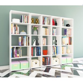 Resim Nurmobilya Nur Mobilya 5' Li Arkalıksız Model Kitaplık 3 Renk 