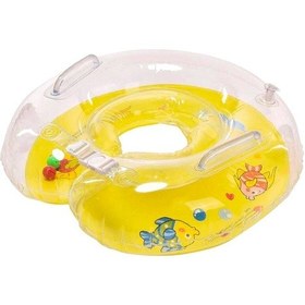 Resim Bebek Boyun Simidi 3 Renkli Boyunluk 40 CM Havuz Simidi Pembe 