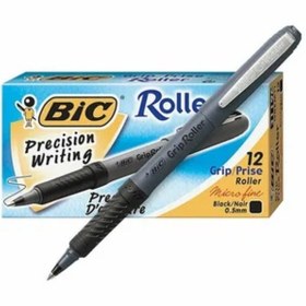 Resim Bic Grip Roller Fine Siyah Çok Renkli 