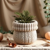 Resim SilkyCast Sweater Jar Mold - Kolay Çıkarma Silikon Mum Kalıbı, Mum Difüzörleri, Sukulent Bitkiler, Makyaj Organizatörü ve Kalem Tutucu için Çok Amaçlı, Ev Dekorasyonu Tutkunları için Tekrar Kullanılabilir DIY El Sanatları Aracı 