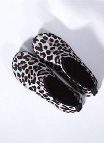 Resim Peluche Siyah Kadın Deniz Ayakkabısı LEOPARD 